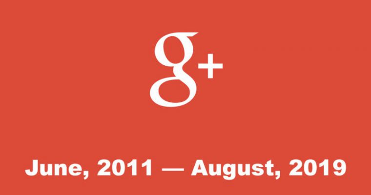 Addio Google Plus!
