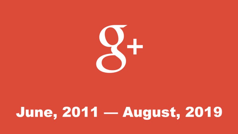 Addio Google Plus!