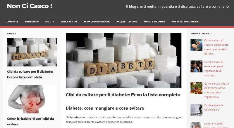 NonCiCasco.it, per sapere sempre cosa evitare