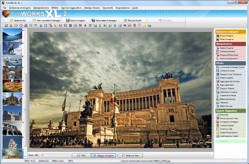 Programma per modificare foto Fotoworks XL – L’era del fotoritocco