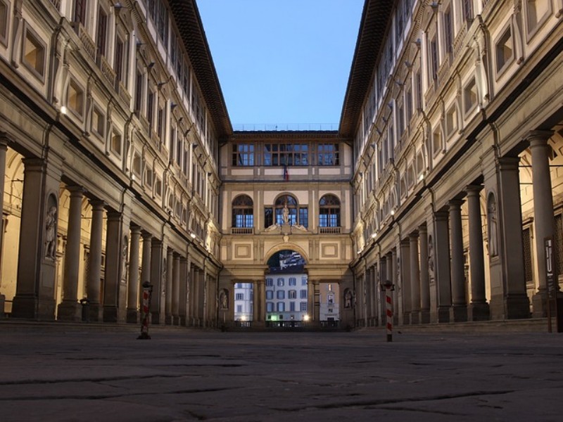 La Galleria degli Uffizi a Firenze