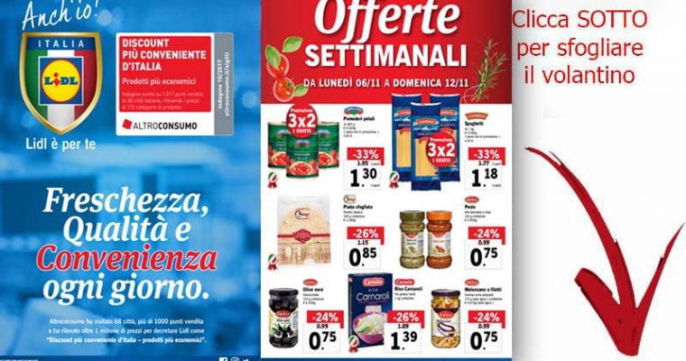 Volantino Lidl, un sito utile che raccoglie tutte le offerte di Lidl