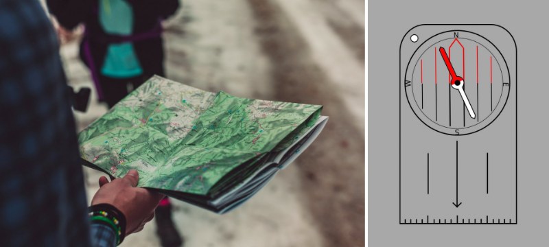Come si legge una carta topografica da trekking 